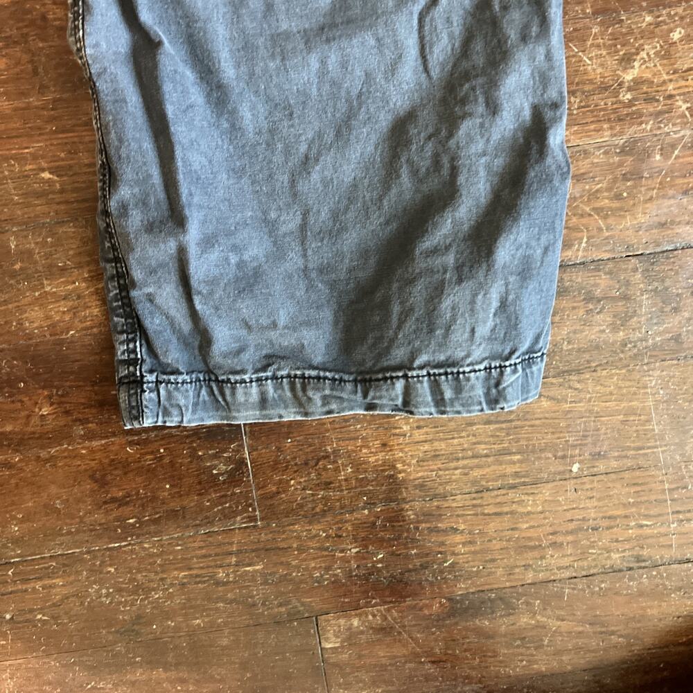 American Eagle Outfitters Y2K Cargo Pants Baggy Wide Leg Gray Black Women 6 - Picture 12 of 12